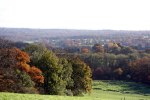 The view south from the ridge in Autumn